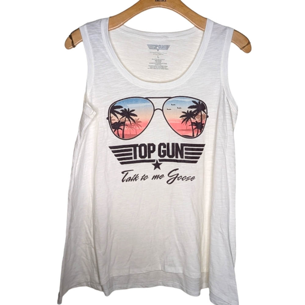 Women's Top Gun Talk To Me Goose tank top